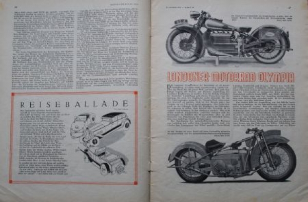 "Motor & Sport" Motor-Magzine Poessneck 1928 (8024)